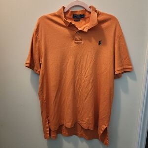Polo by Ralph Lauren Men's Orange Pima Soft Touch